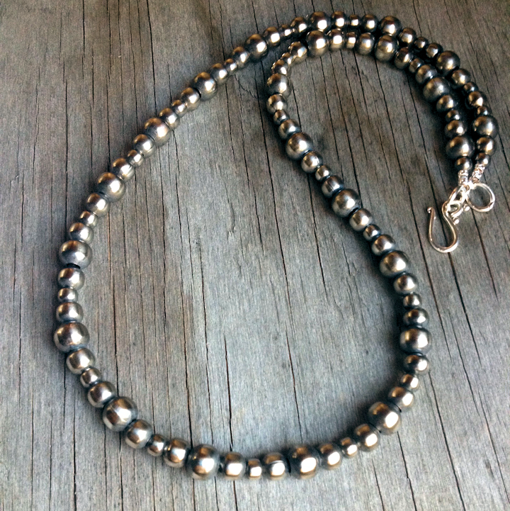 Handmade Navajo Pearl Ring & Leather Necklace ~ 4, 6, and 8mm beads! –  Navajo Pearls Ranch