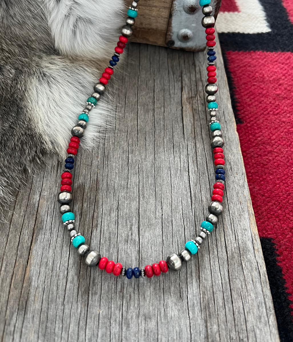 Navajo 5 mm oxidized 92.5 Sterling Silver ,Navajo Style
