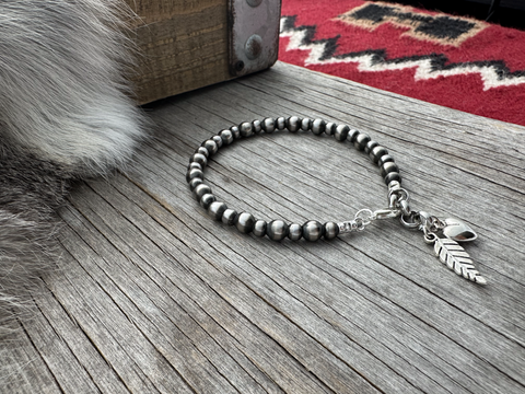 Handmade Navajo Pearl Bracelet with 5 & 6mm beads