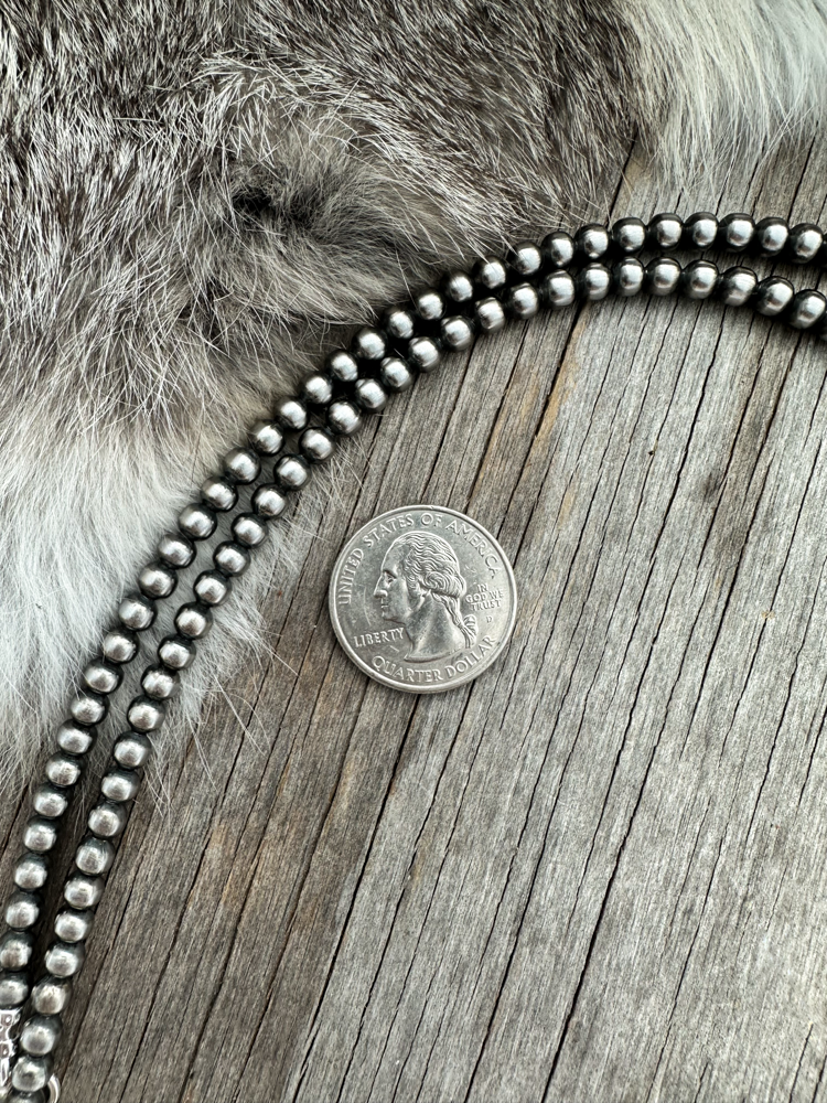 925 Pure Silver Tribal 6MM Small Plain Beads Chain – Joharcart