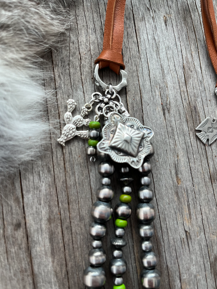 Handmade Navajo Pearl 3 Strand Necklace ~ Sterling Silver Beads & Lime –  Navajo Pearls Ranch