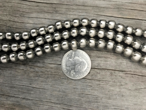 All 8mm Navajo Style Pearls  ~ Choose Necklace Length